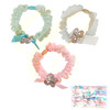 3 Pc Set Girls Rhinestone Butterfly Ruffle Hair Ties .70 each set