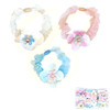 3 Pc Set Girls Pastel Flower Ruffle Hair Ties .70 each set
