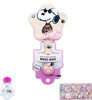 Novelty Paddle Hairbrush Glitter Liquid Design $1.50 each