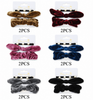 3 Pc Velvet Scrunchie, Bow Ponytail Holder & Pearl Hair Tie Set .70 each set