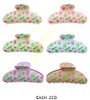 3.9" Watermelon “Summer” Hair Claw .70 each