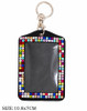 Rhinestone ID / Card Holder Keychain .70 each