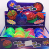 3" Two Tone Spikey Squeaky Light Up Balls w/ Yo Yo 12 per bx .75 each 