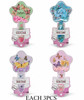 Butterfly Paddle Hairbrush Glitter Liquid Design $1.50 each
