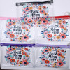 7" “Best Mom Ever” Clear Cosmetic Pouch .70 each