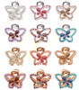 1.8" Multicolor Rhinestone Butterfly Mini Claw Clip .70 each