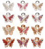 1.8" Rhinestone & Pearl Butterfly Mini Claw Clip .70 each