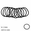 36 Pc Set Black Elastic Hair Tie .70 each set