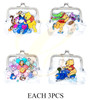 3.4" Novelty Snap Closure Coin Purse .70 each