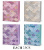 7.1" × 9.1" Mermaid Scale Gift Bag .70 each
