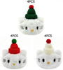 3" Christmas Novelty Plush Hair Tie .75 each