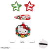 4 Pc Set Novelty Hair Clips .70 each