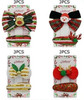 2 Pc Set Christmas Bow + Hair Clip .70 each set