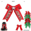 6.3" Christmas Novelty Bow Hair Clips .70 each