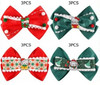 5.9" Christmas Novelty Bow Hair Clips .70 each
