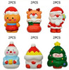 3.7" Christmas Character Squishy Stress Toy $1.25 each