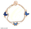 Rhinestone Butterfly Charm Anklet .70 each