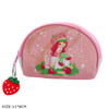 4.3" Strawberry Girl Coin Purse with Strawberry Charm Keyring .70 each
