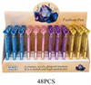 Colorful Diamond Gel Pens 48 pcs per display box .75 each