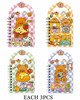 3.3" × 5.3" Cute Bear Mini Spiral Notebook .70 each