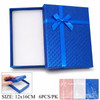 6.3" x 4.7" Large Jewelry Gift Box with Ribbon Bow 6 pcs per pk $1.41 each