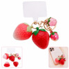 Strawberry-Shaped Moisturizing Lip Balm with Key Ring 12 pcs per display box $1.87 each 