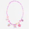 Kids Butterfly & Flower Beaded Charm Necklace Assortment .70 each