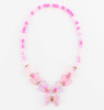 Sparkling Bow Pendant Butterfly Beaded Necklace .70 each