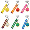 Light Up Dumpling Keychain w/ Wrist Strap $1.25 each