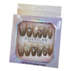 12-Piece Pre-Glued Rhinestone Press-On Nails .75 each