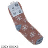 Snowflake Fuzzy Cozy Socks .75 per pair