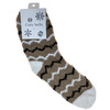 Zigzag Fuzzy Cozy Socks .75 per pair
