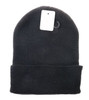 BEST BUY Adult Knit Winter Beanie Caps All Black .75 each