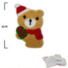 3.2" Plush Christmas Character Hair Clip .70 each