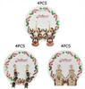 1.8" Christmas Statement Dangle Earrings .70 each pair