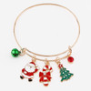 Christmas Charm Bangle Bracelet .70 each