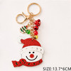 5.4" Glitter Snowman Christmas Keychain / Bag Charm .70 each