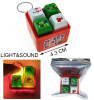 1.7" Christmas Keyboard Keychain with Light & Sound $2.00 each