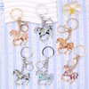 Rhinestone Horse Keychain & Bag Charm .70 each