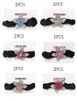 Rhinestone Flower Velvet Hair Scrunchie .70 each