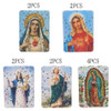 Religious Folding Compact Mirror with Rhinestones 12 Pc Display $1.50 each