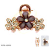 1.8" Flower Rhinestone Hair Claw Clip .70 each