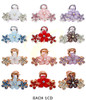 1.8" Flower Rhinestone Hair Claw Clip .70 each