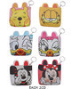 4.1" Novelty Ears Coin Pouch with Keychain .70 each