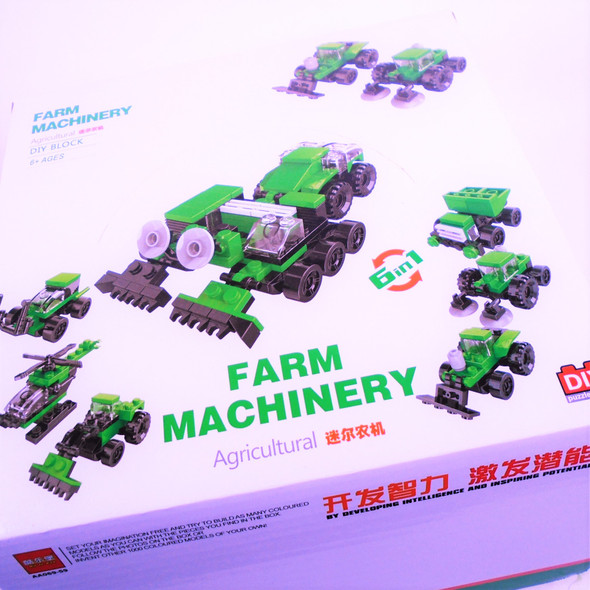  DIY 12 Style Mixed Farm Machinery Theme 12 Sets per display bx .75 ea