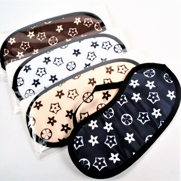  Hi Fashion Pattern Sleep Masks 4-Mix Colors  .62 ea