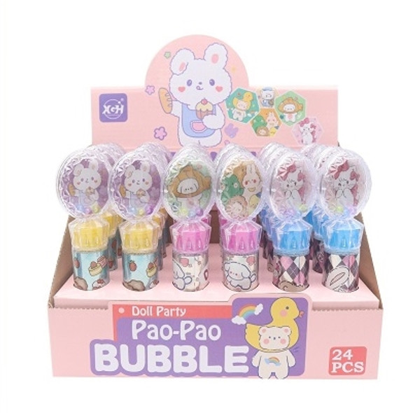 Cute Rabbit Topper Bubbles 24 Pc per display .62 each