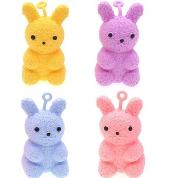 So Cute 4.5" Soft Squish Light Up Rabbits 12 per display bx Asst Colors .70 ea