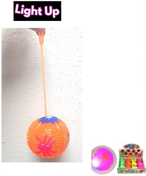 3" Light Up Spider Ball w/ YoYo  12 per display bx  .65 ea