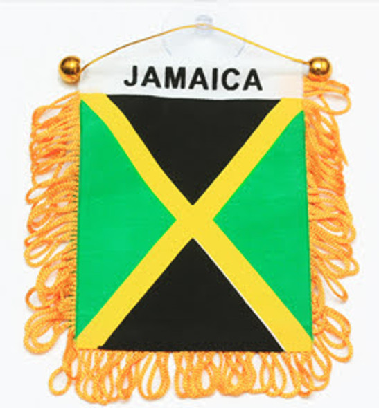  4" X 6" Mini Banner Flag Jamaica .58 each